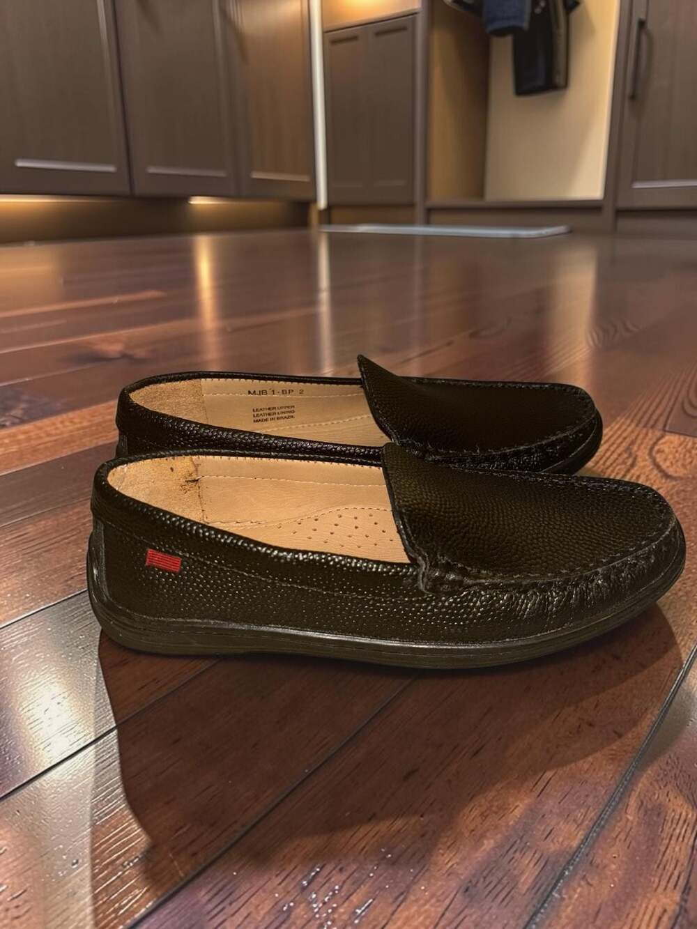 Marc Joseph New York Broadway Leather Kids Driving Loafers